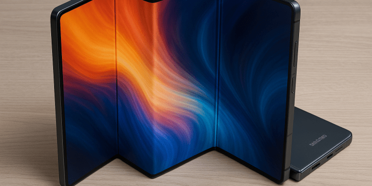 Samsung pushes foldable tech race with new tri fold smartphone