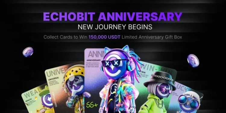 Echobit Unlocks Million-USDT Anniversary Campaign as Fortune Card Social Mechanism Ignites Global Community Engagement