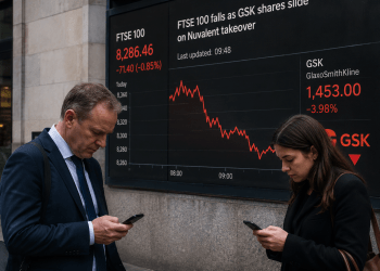 London’s FTSE 100 falls as GSK slides after Nuvalent deal