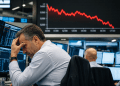 European markets edge down as geopolitical risks weigh